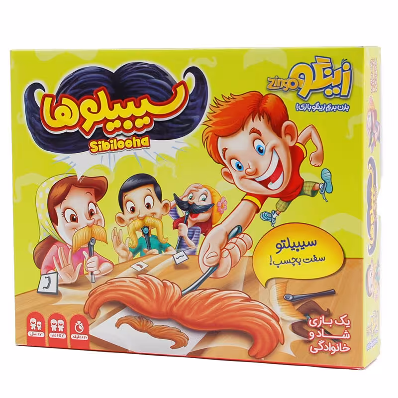 بازی فکری سبیلوها زینگو-بازی آموزشی -اسباب بازی فکری-اسباب بازی آموزشی-بالای هفت سال-سرعت عمل و دقت