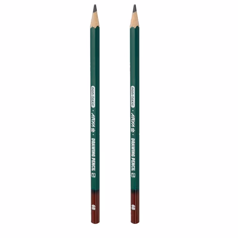 مداد طراحی b6 آریا بسته 2 عددی30