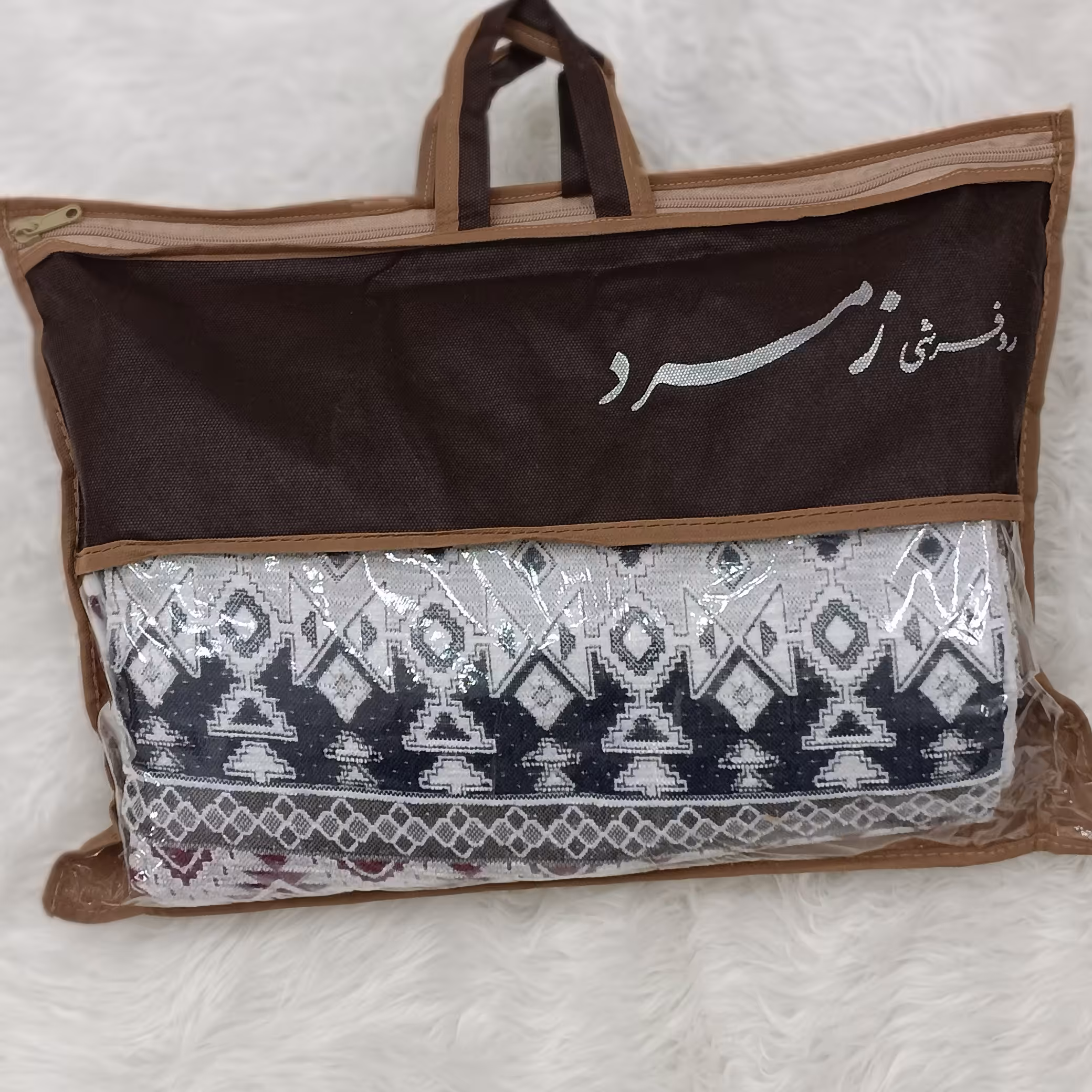 روفرشی  مخمل بافت طرح سنتی
