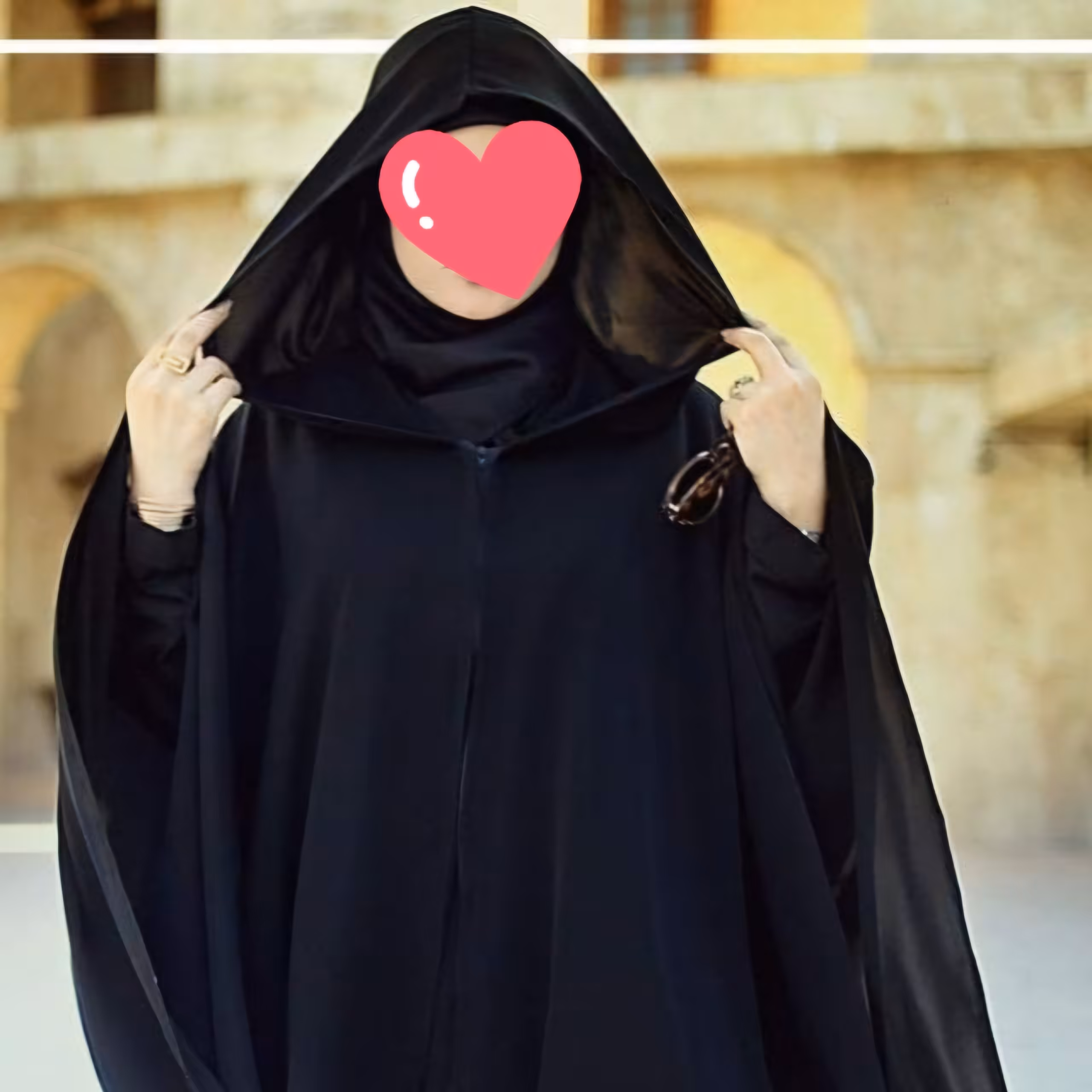 چادر مشکی شنل کلاهدار  ابریشمی مدل آسنا