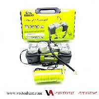 کمپرسور فندکی دو سیلندر با لوازم اوکی مدل OK-2120