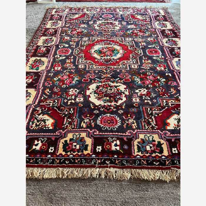  فرش شش دستبافت بختیار تمام پشم ارسال پسکرایه