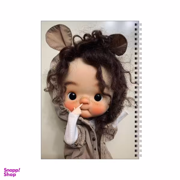 دفتر مشق 50 برگ بامبیلیپ طرح دختر بی تربیت کک مکی کد 4380582