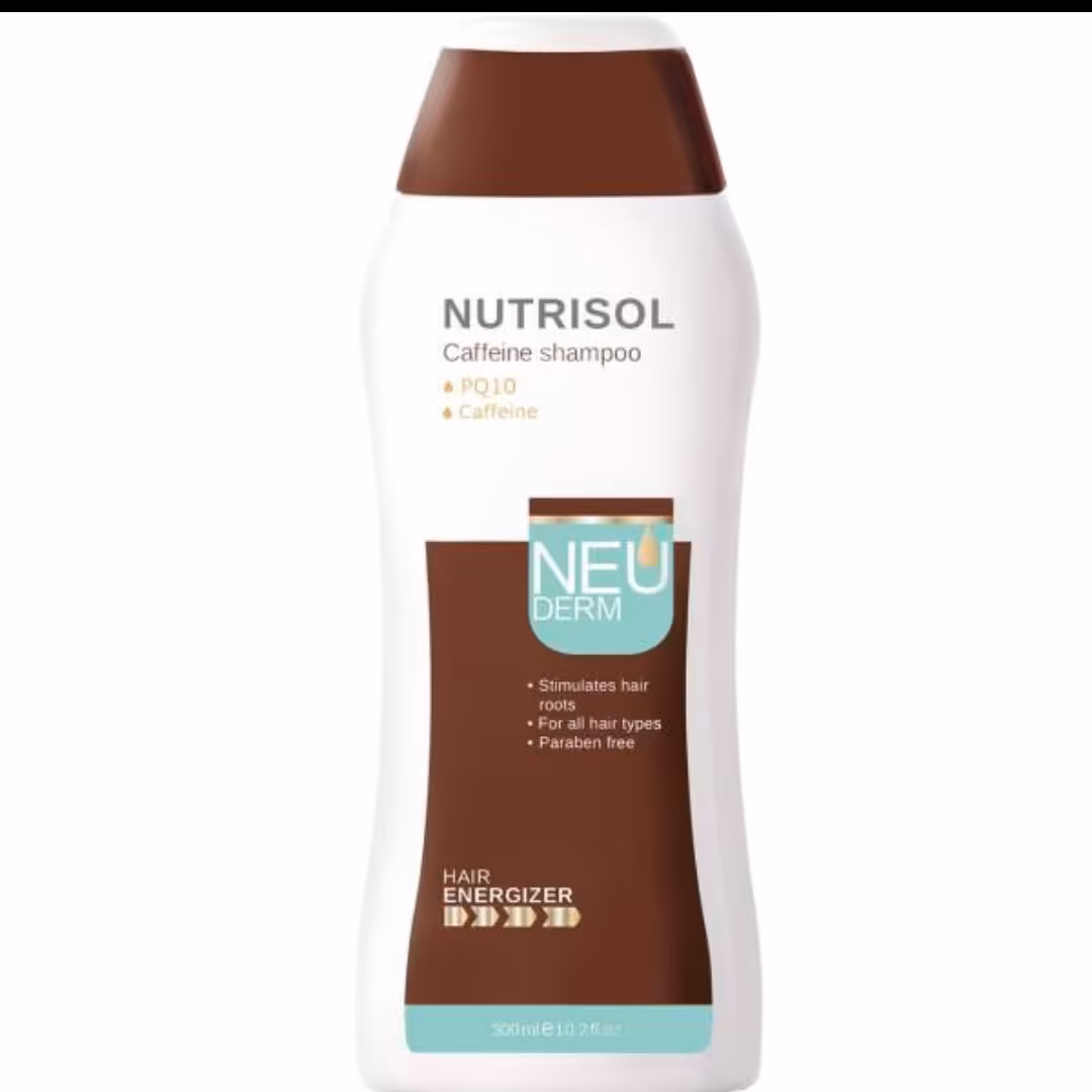 شامپو ضد ریزش نوتریسل نئودرم حاوی کافئین 300 میلی لیتر

NEUDERM NUTRISOL CAFFEINE SHAMPOO 300 ML