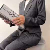 مانتو اداری زنانه پرشیا مدل مانتو شلوار اداری رزیتا