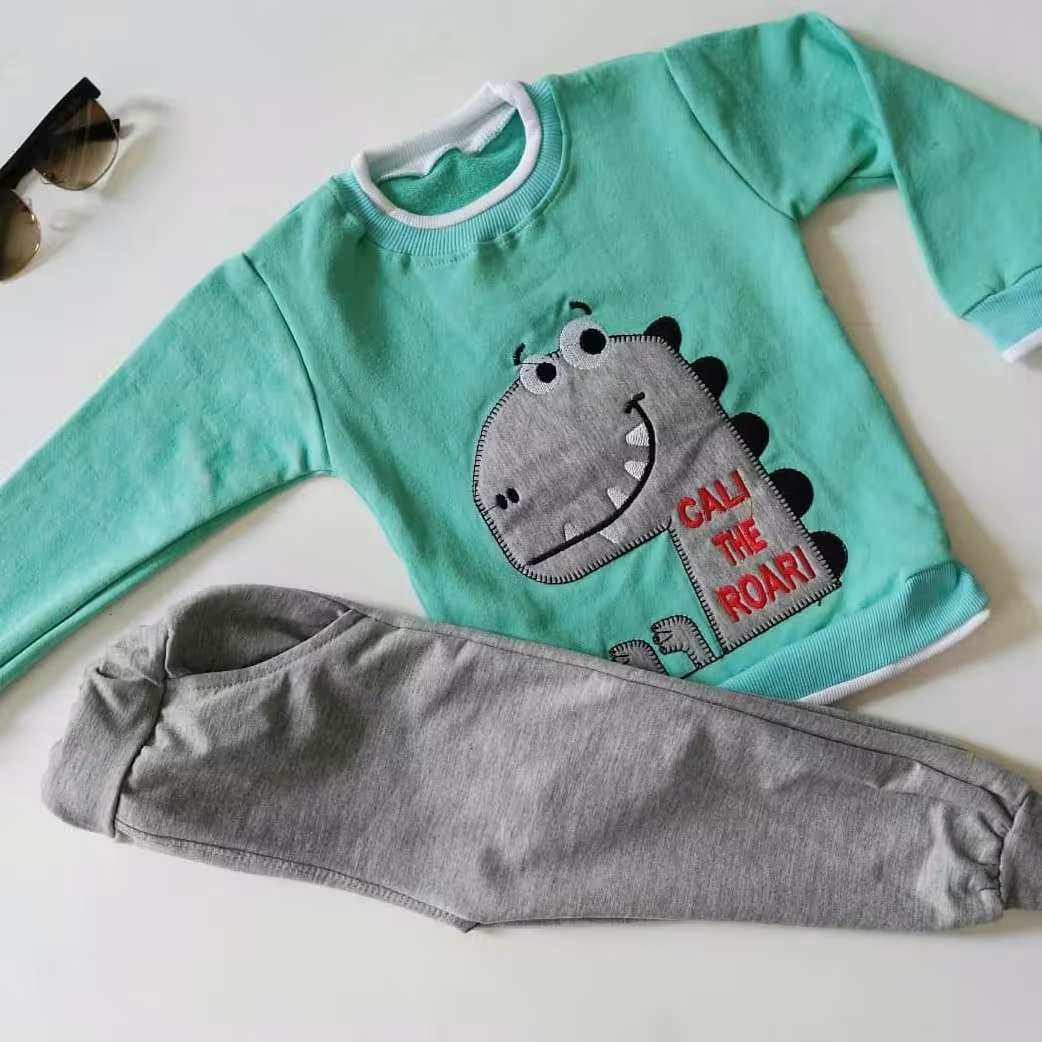 بلوز شلوار دایناسور جنس بلوز دورس جنس شلوار ملانژ