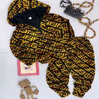 سویشرت شلوار مخمل اسپرت بچگانه