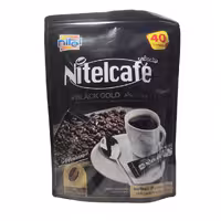 پودر قهوه فوری اسپرسو نیتل بسته 40 تایی. هر بسته حاوی 40 ساشه 2.5 گرمی قهوه فوری اسپرسو بلک گلد
