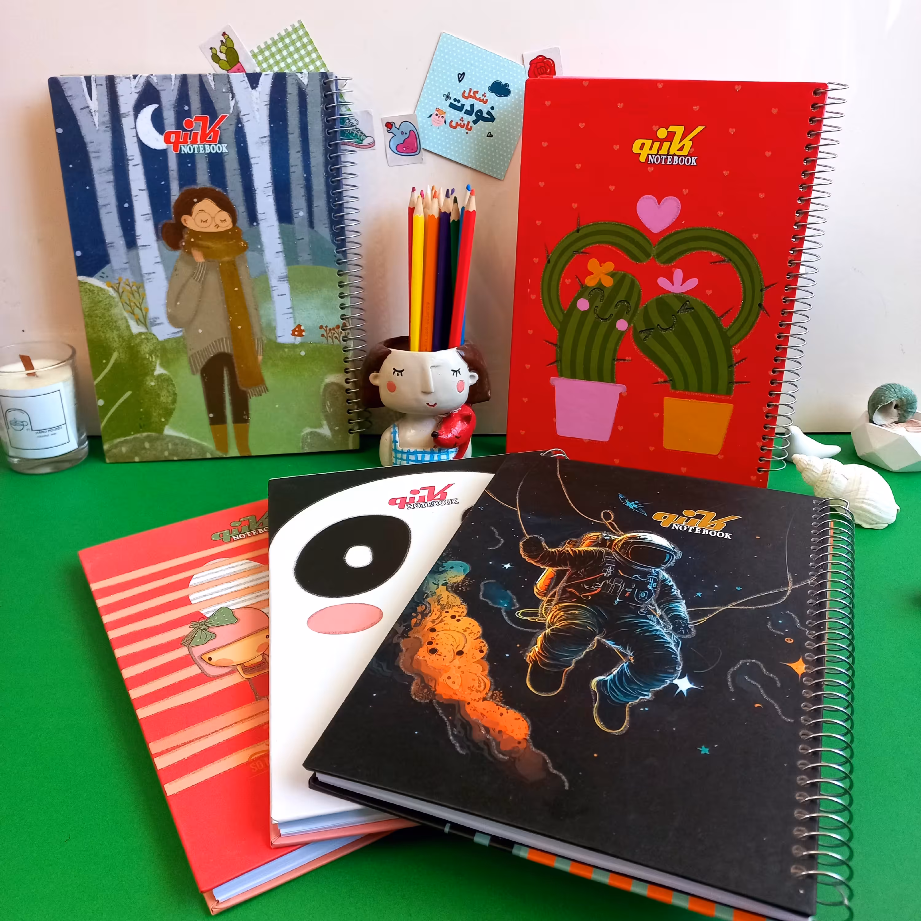 دفتر صدبرگ جلدمحکم