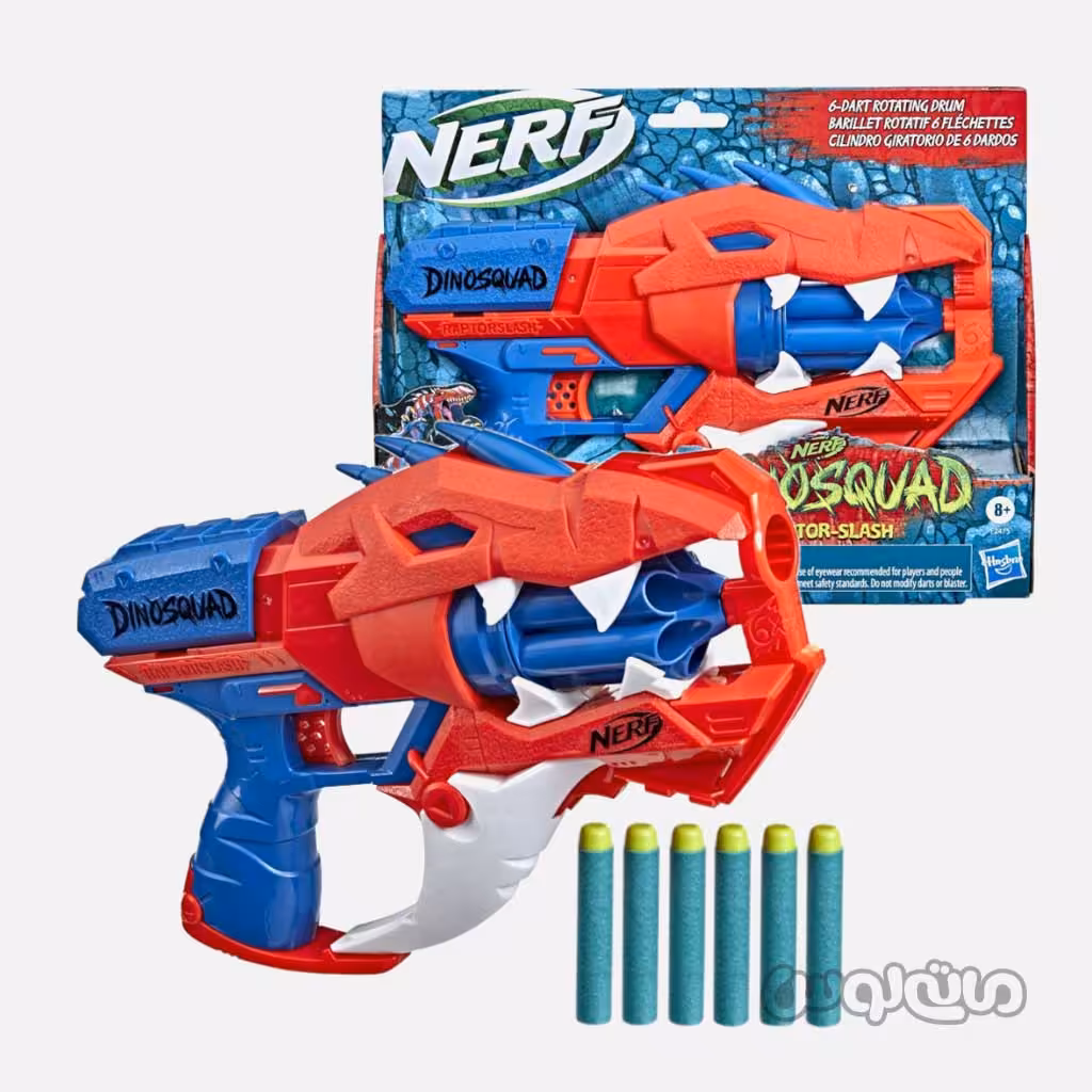 اسباب بازی راپتور اسلش سری نرف داینو اسکواد هزبرو

