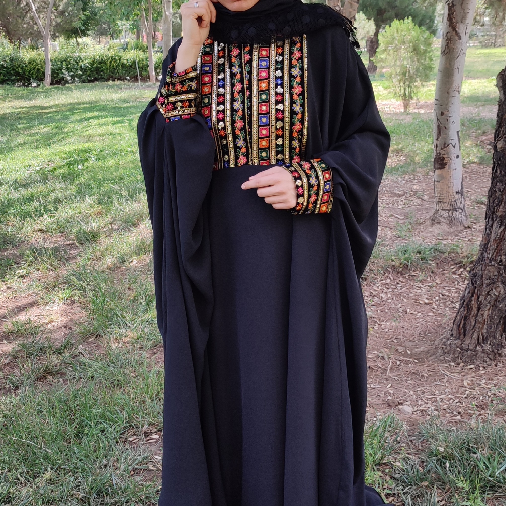مانتو عبایی کد129