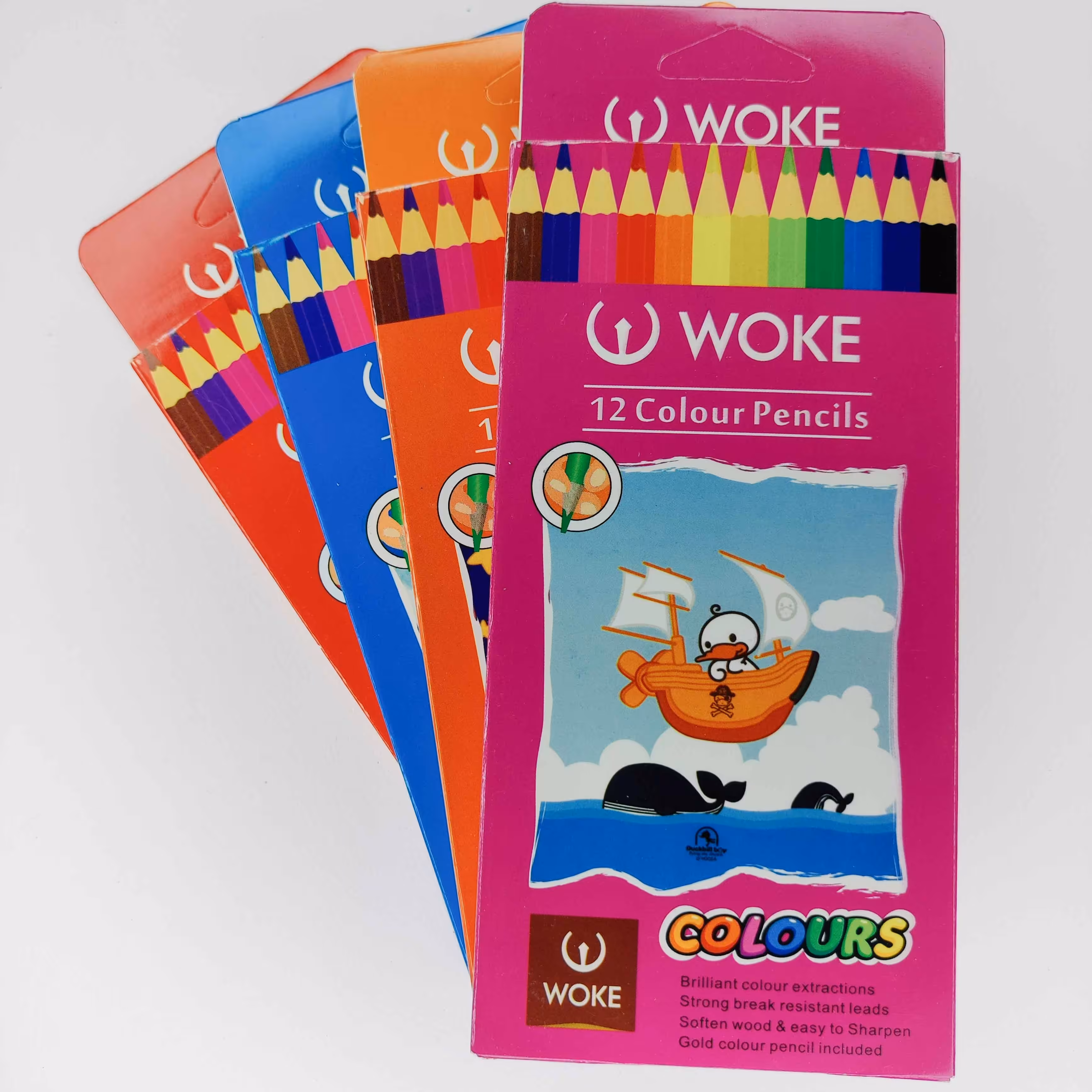 مدادرنگی 12 رنگ ووک