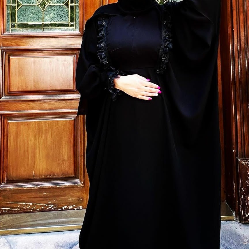 مانتو عبایی مرواریدی