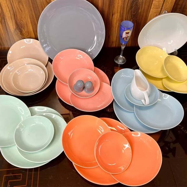 سرویس چینی سرامیک رنگی 30 پارچه