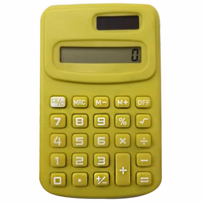 خرید ماشین حساب جیبی کوچک رنگی