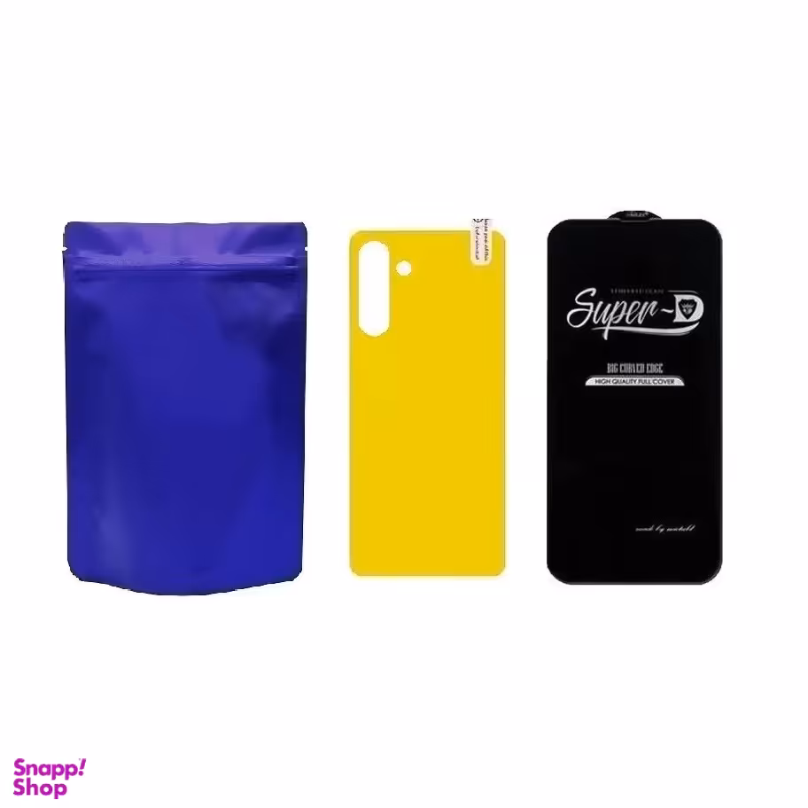 برچسب محافظ پشت گوشی نانو کد M-B مناسب سامسونگ Galaxy A05S به همراه محافظ صفحه نمایش SuperD