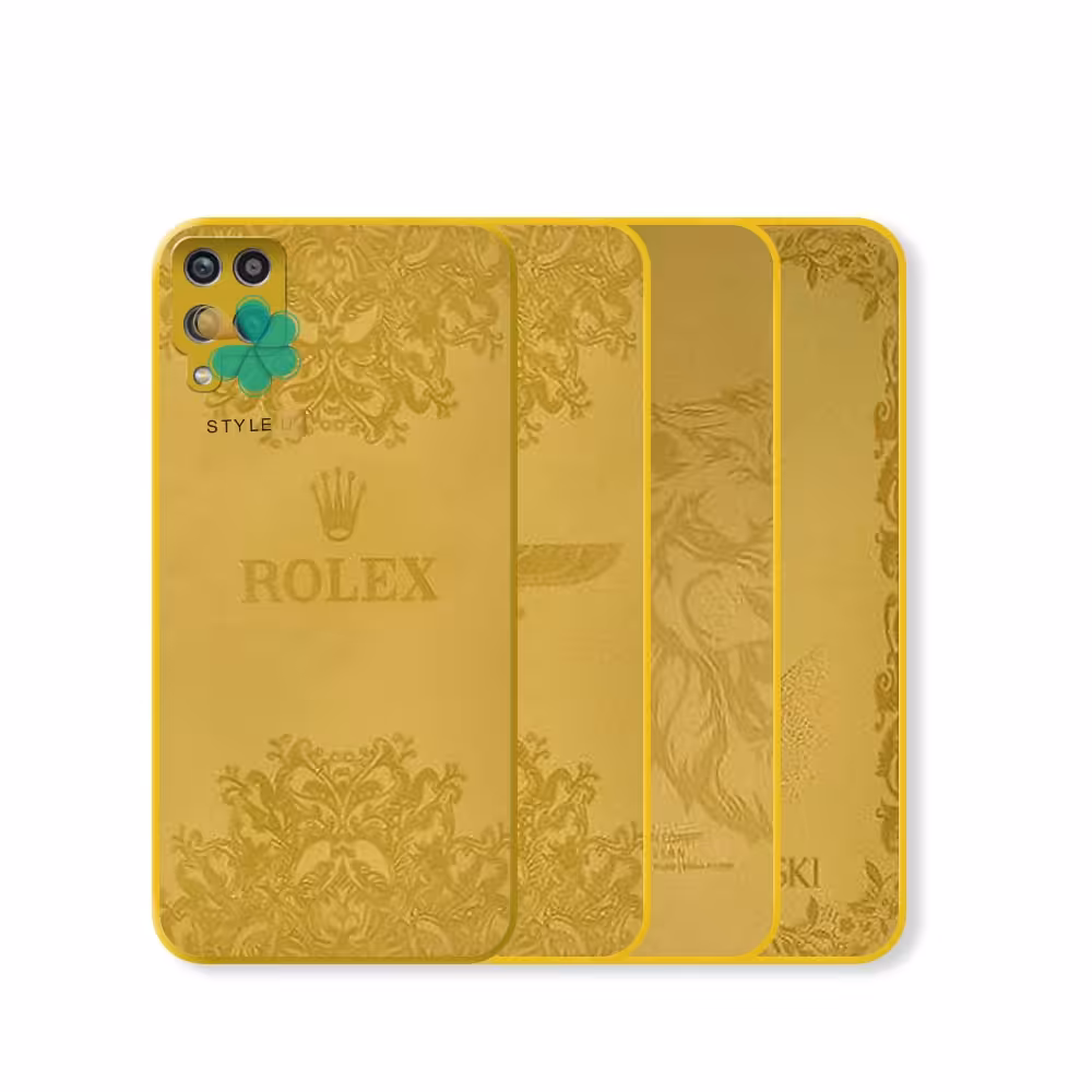 قاب لاکچری گوشی سامسونگ Samsung Galaxy A12 طرح Gold