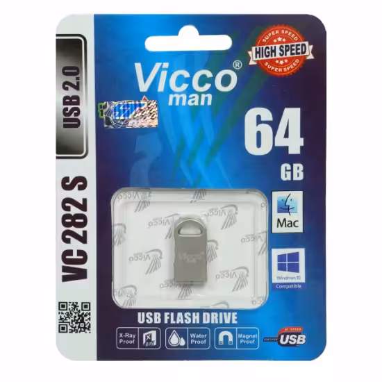 فلش مموری ویکومن مدل VC282 S USB2.0 ظرفیت 64 گیگابایت