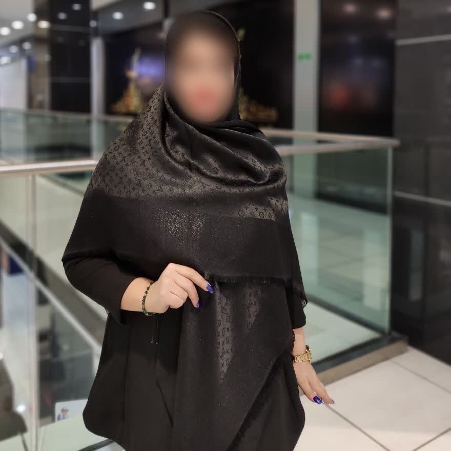 روسری نخ ابریشم ژاکارد