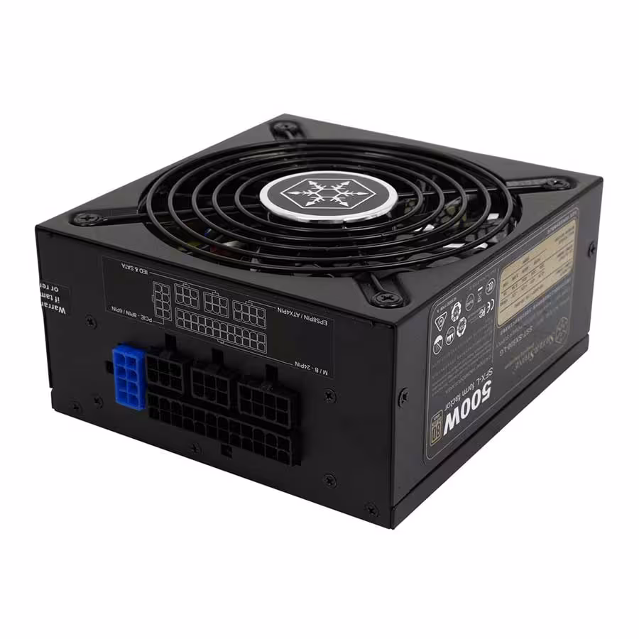 قیمت و خرید پاور کامپیوتر 500 وات تمام ماژولار سیلوراستون مدل SST-SX500-LG | یاس ارتباط