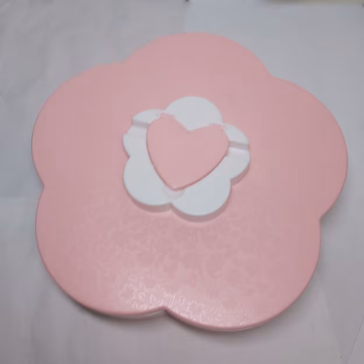 جعبه پذیرایی (اردوخوری) چرخشی طرح گل رنگ صورتی