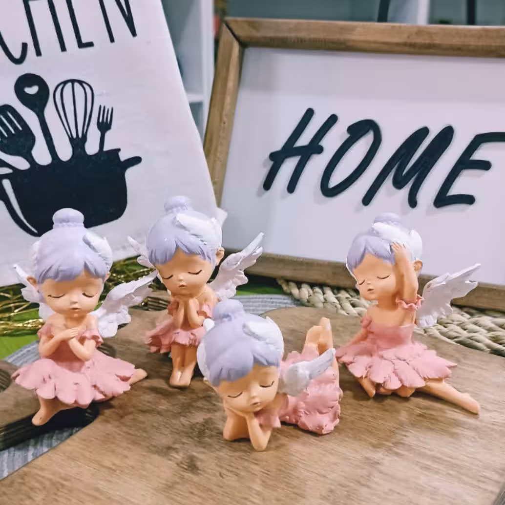 مجسمه فرشته بالرین جنس پلی استر