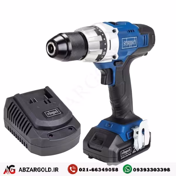 دریل پیچ گوشتی شارژی 20 ولت شپخ به همراه باتری و شارژرمدل CD