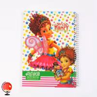 دفتر نقاشی 100 برگ سیمی طرح نانسی جلد طلقی آونگ