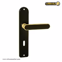 دستگیره پلاک دلتا مشکی و زرد مدل 0121