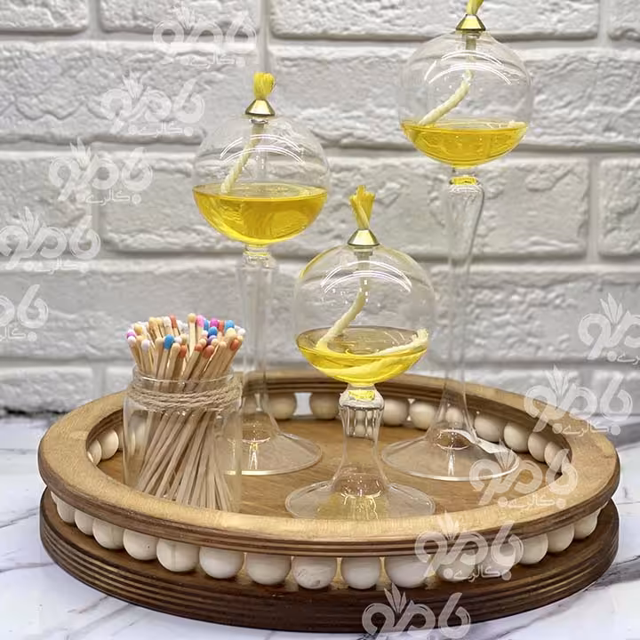 باکس چوبی رایزر گرد بدون پایه مهره دار