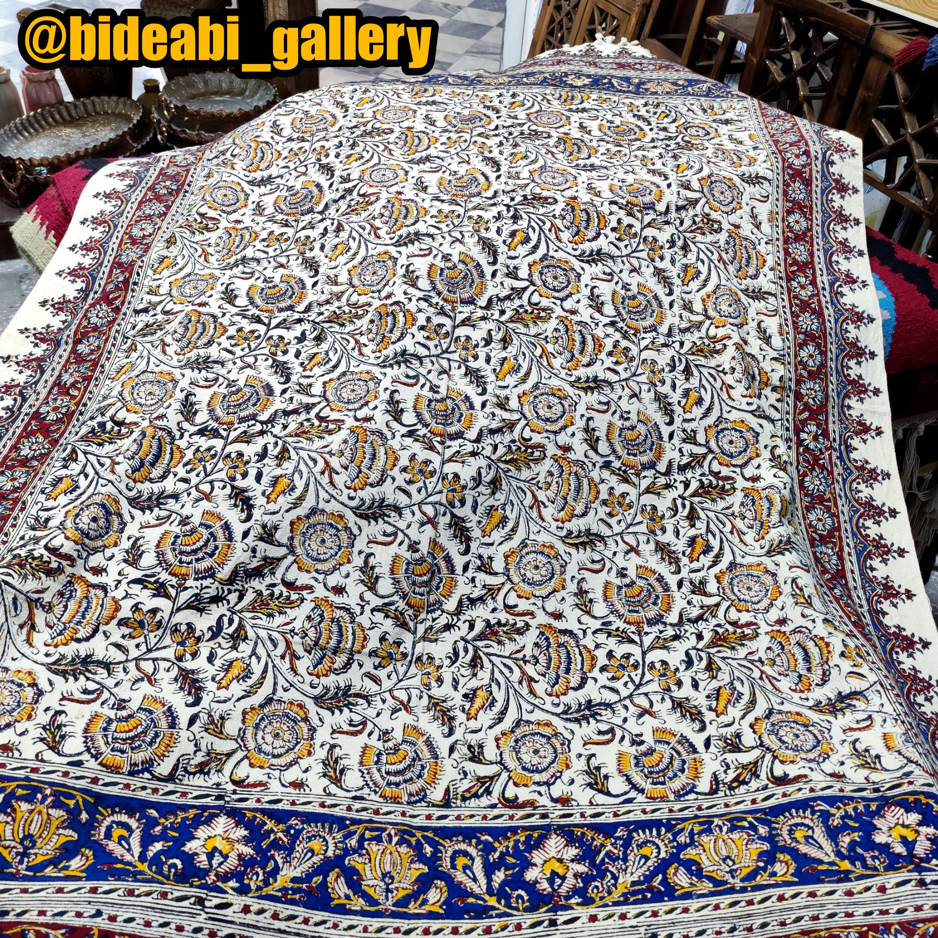رومیزی قلمکار سایز بزرگ 150 در 100 سانتی متر