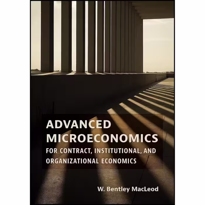 کتاب زبان اصلی Advanced Microeconomics for Contract  Institutional  and Organiza