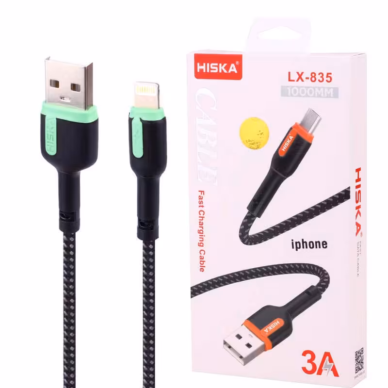 کابل شارژ آیفون Lightning هیسکا Hiska LX835