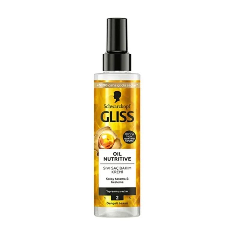 اسپری دوفاز گلیس طلایی مدل Ultimate Oil Elixir حجم 200 میلی