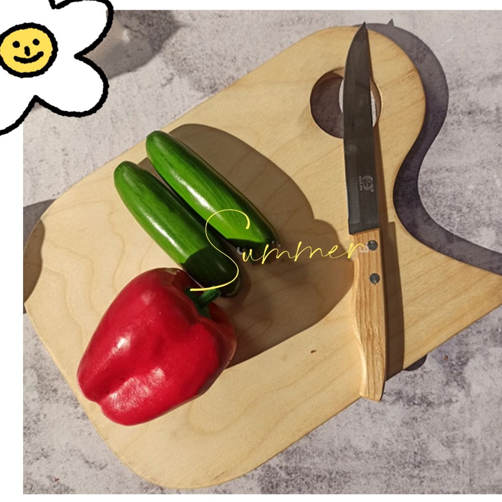 چاقوی آشپزخانه دسته چوبی