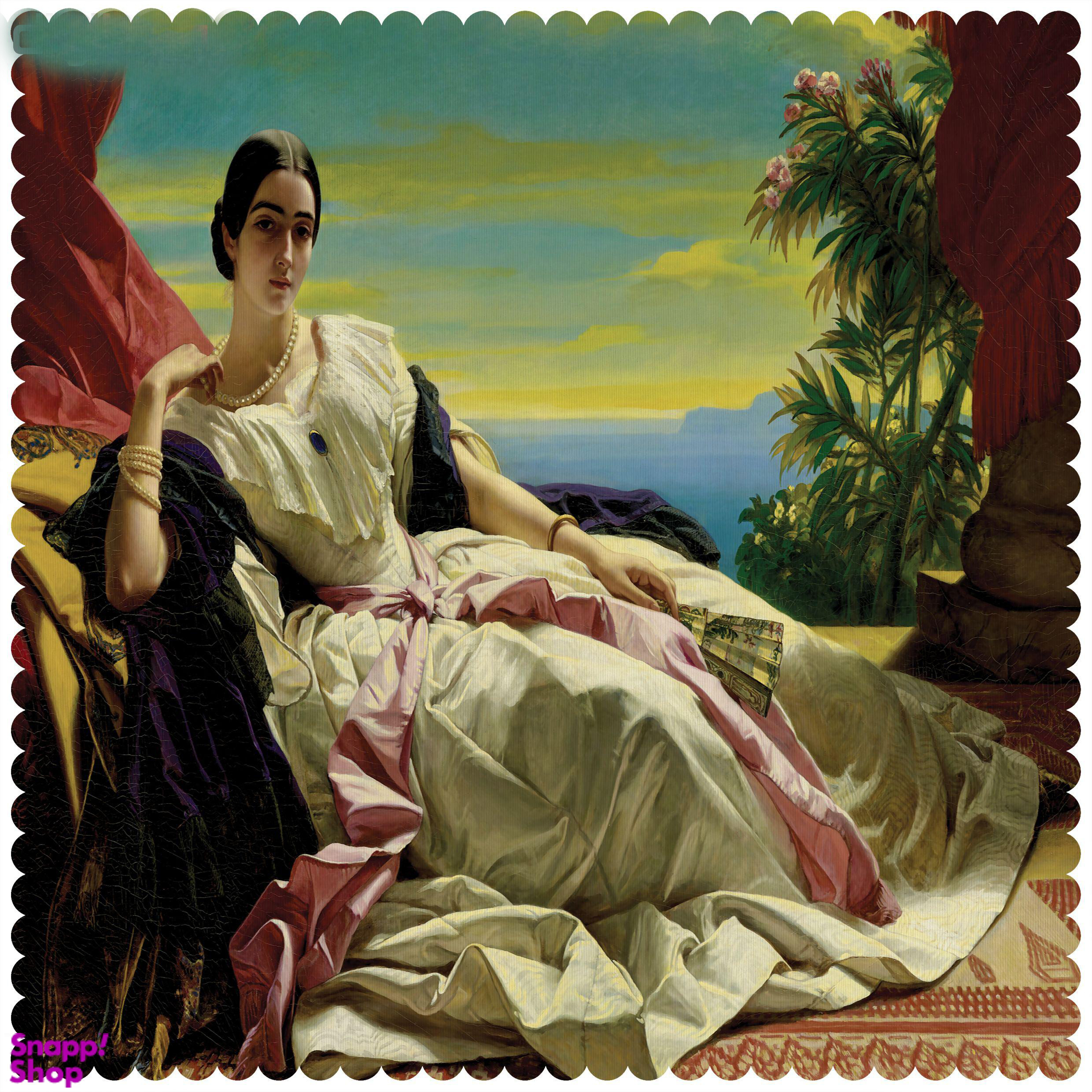 رومیزی مدل T1-42707 چند رنگ سایز 90*90 سانتی متر