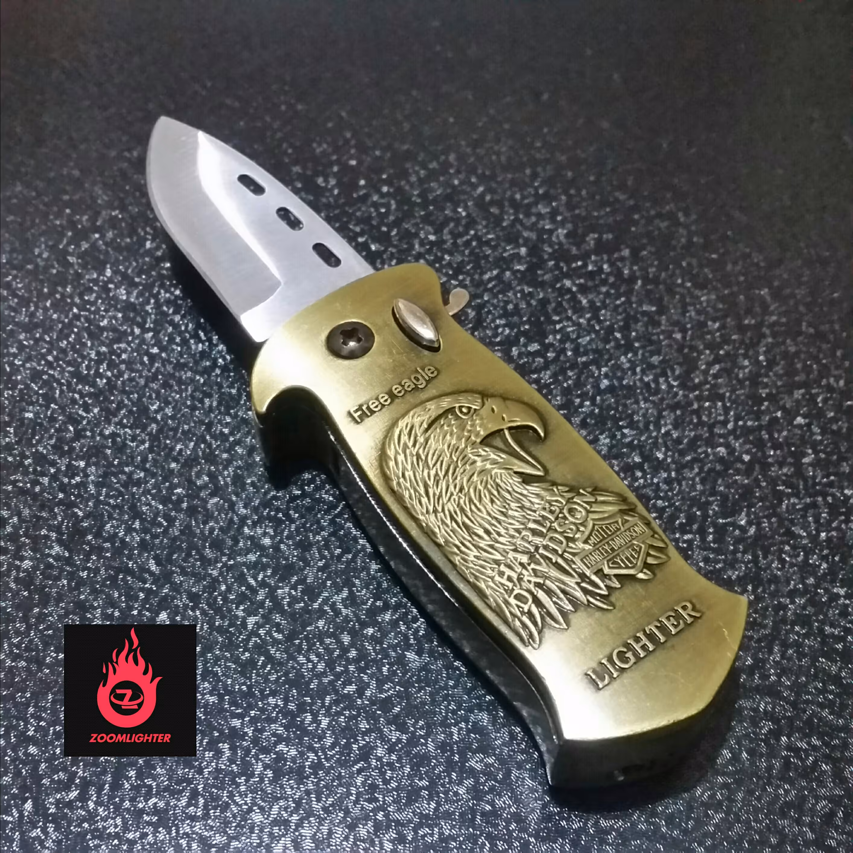 فندک چاقو دار طرح عقاب 