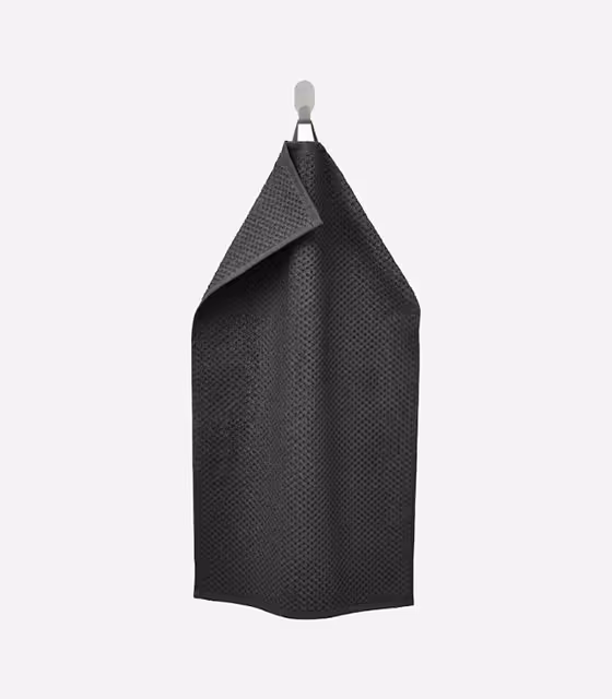 حوله ایکیا مدل IKEA-GULVIAL سایز 40×70 رنگ مشکی