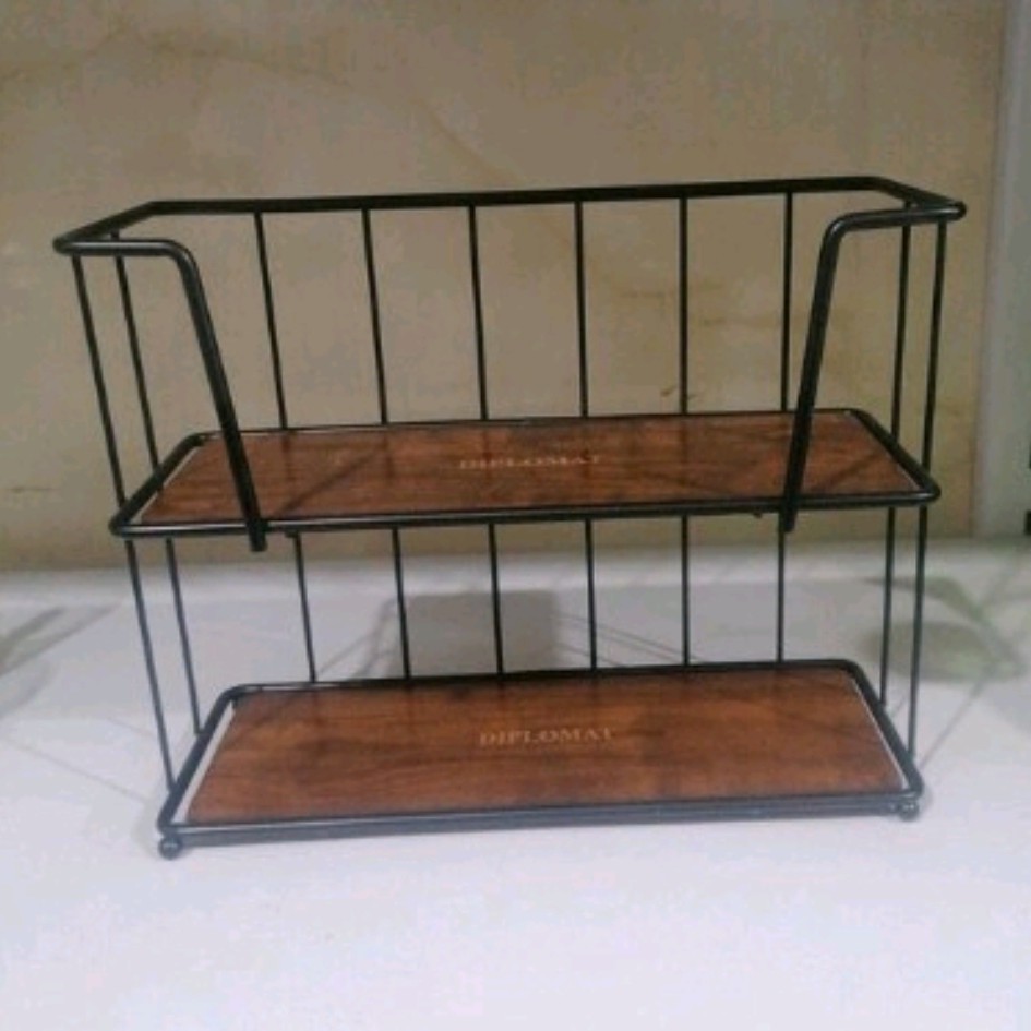 استند دوطبقه سایز کوچک آشپزخانه