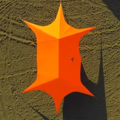 سایبان ستاره ای کمپینگ استارتنت دابل دیلور مدل دو ستون