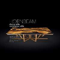 میز غذا خوری 12 نفره چوب و رزین اپوکسی مستقیم از تولید کننده