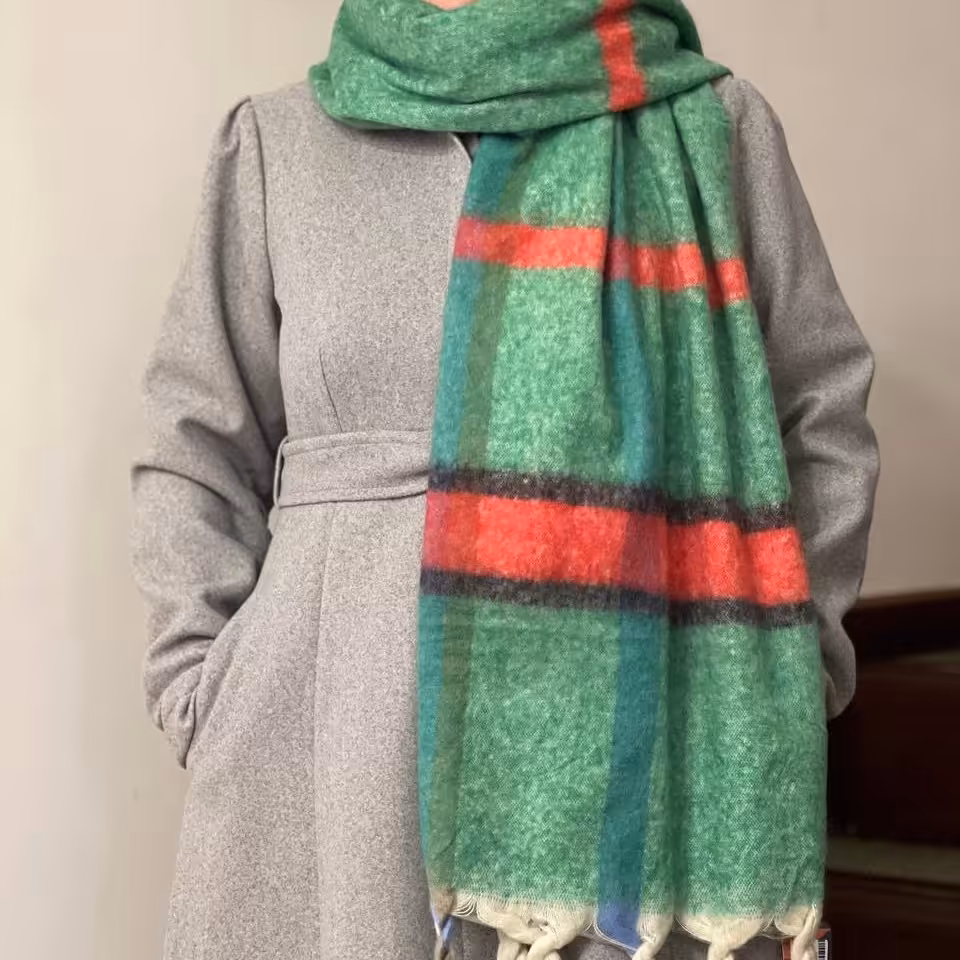 شال گردن موهر وارداتی 3 کد 130