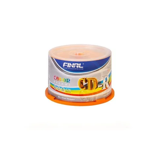 سی دی خام فینال طلایی 52x باکس دار