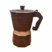 قهوه جوش چوبی دکوراتیو