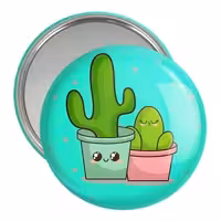 آینه جیبی خندالو مدل کاکتوس کد 25490