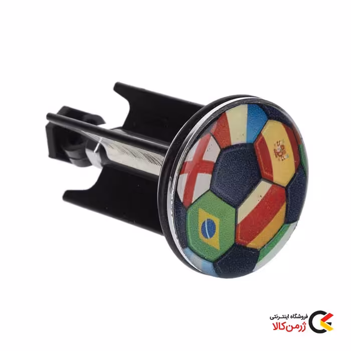 درپوش راه آب برنجی-پلاستیکی مشکی طرح پنج پرچم برند ونکو