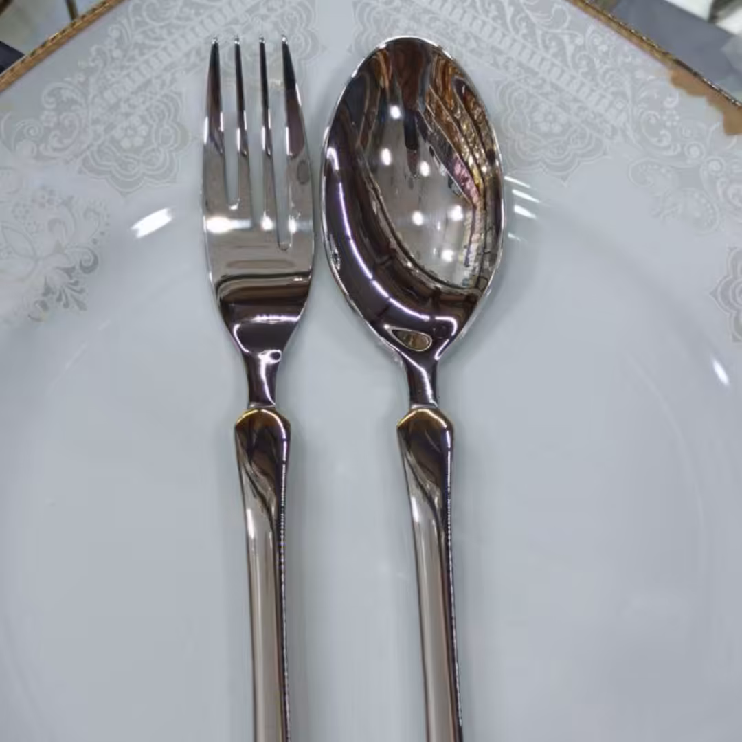 سرویس قاشق 18 نفره طرح عالی استیل نگیر