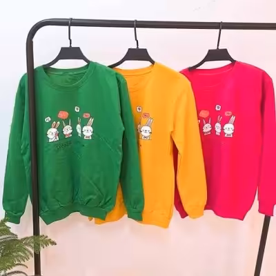 دورس پنبه گلکسی طرح خرگوش دورس زنانه دورس دخترانه