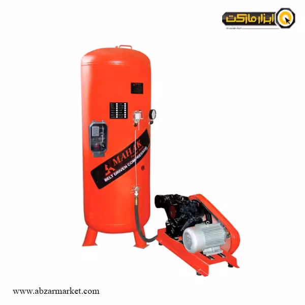 کمپرسور هوا محک 1000 لیتری چهار سیلندر سه فاز مدل AP-1202S