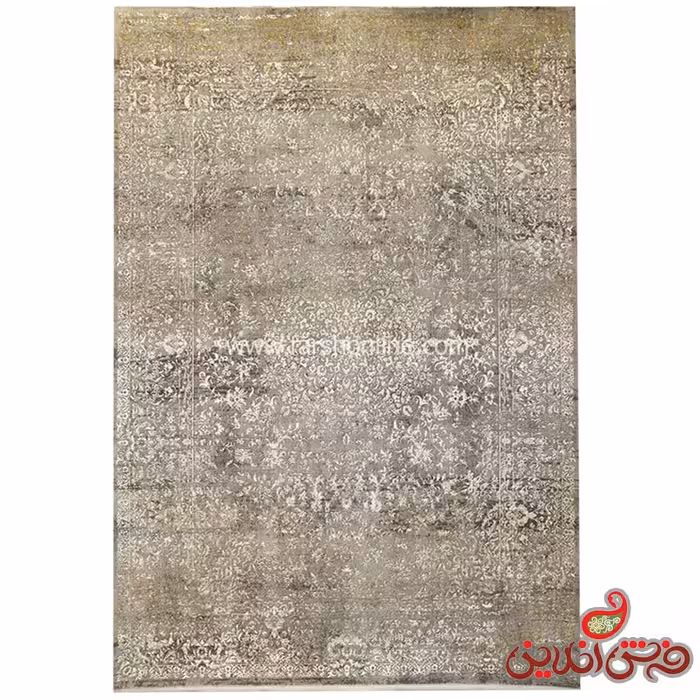 فرش زمرد مشهد برجسته طرح 24002 الماسی
